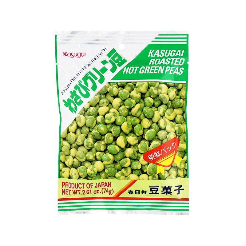Kasugai wasabi green mame 67g / wasabi-vihreä herne