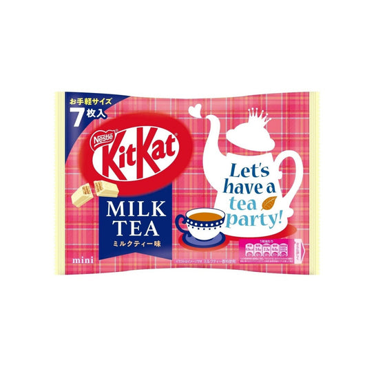 Kitkat mini milk tea flavor 7pcs 81.2g / maitoteen maku
