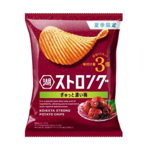 Koikeya Strong Potato Chip Rich Ume Flavor 52g