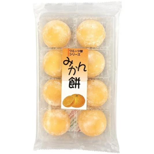 Kubota daifuku orange mochi 8pc / appelsiini mochi 8kpl