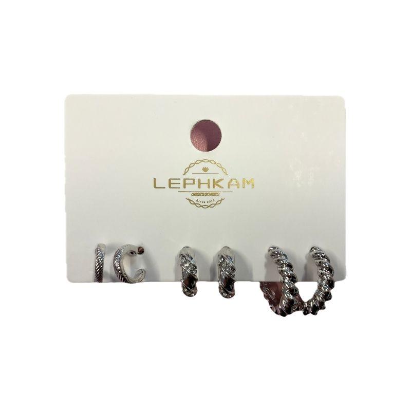 Lephkam earings / korvakorut 3pairs