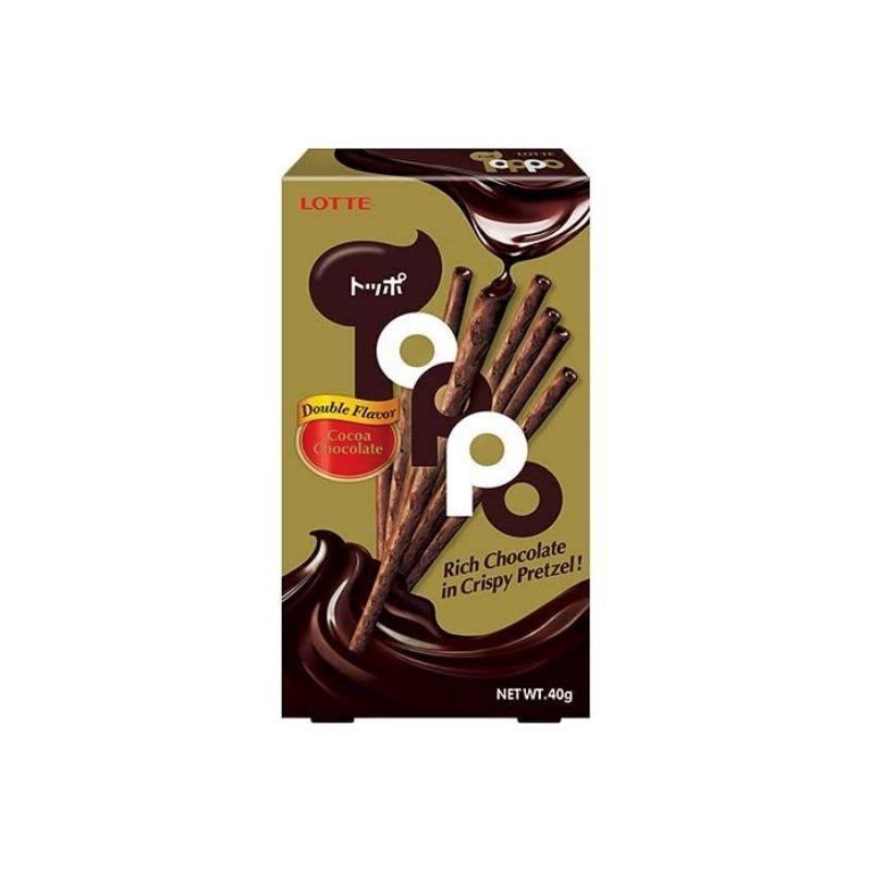 Lotte Toppo Pretzel sticks double chocolate 40g