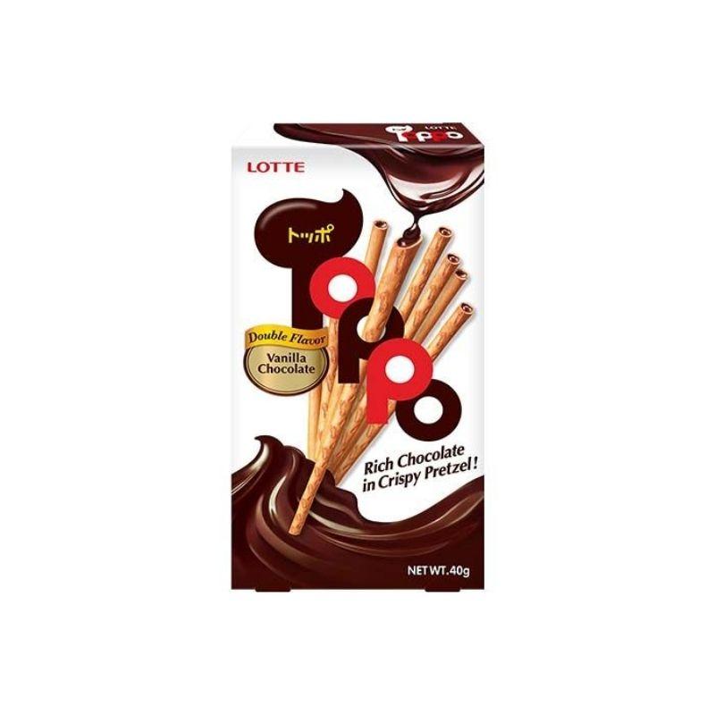 Lotte Toppo Pretzel sticks vanilla chocolate 40g