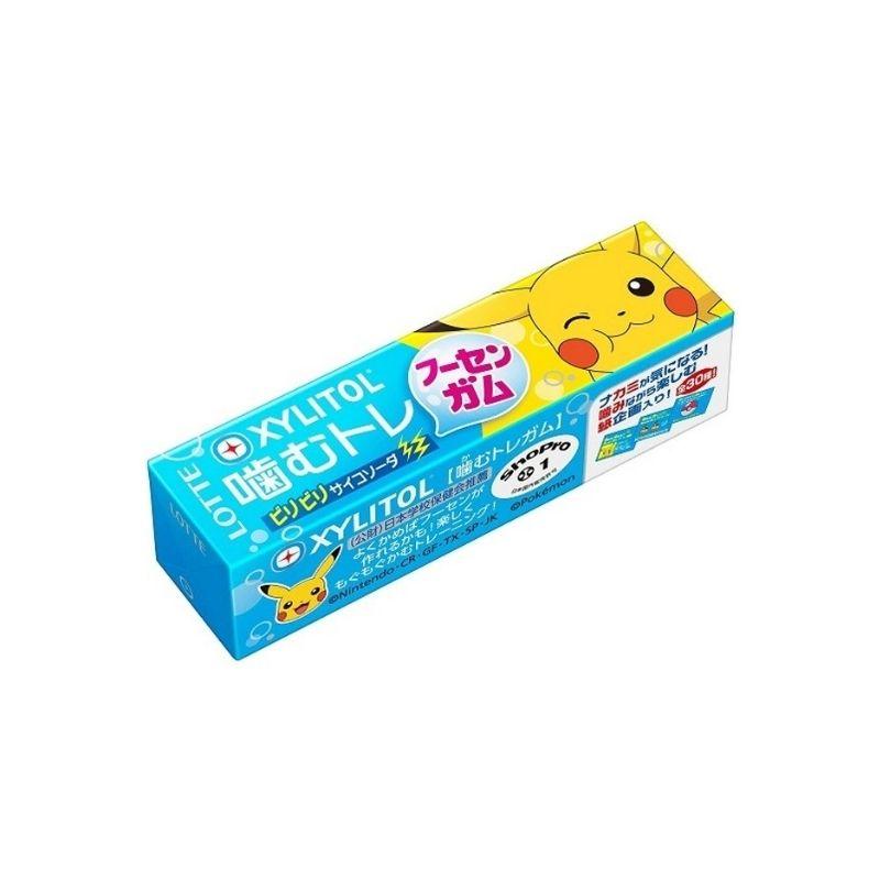 Lotte Xylitol Bubble gum Pokemon strong soda 9pc 26g