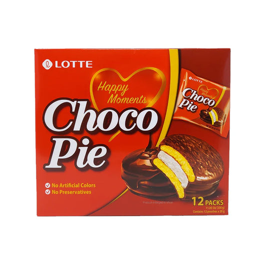 Lotte choco pie 12p 336g / suklaapiirakkaa