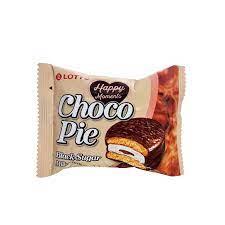 Lotte choco pie brown sugar flavor 28g / suklaapiirakka mustasokerimaitoteen maku