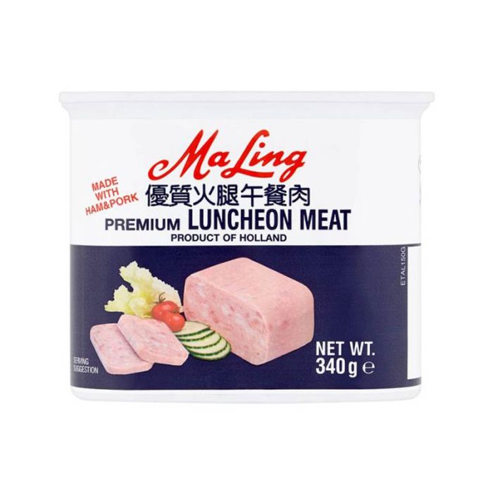Ma Ling premium luncheon meat 340g
Ma Ling premium-lounasliha 340g