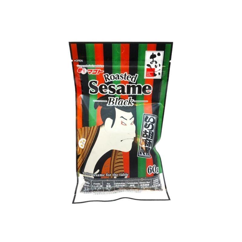 Makoto roasted black sesame seeds 60g