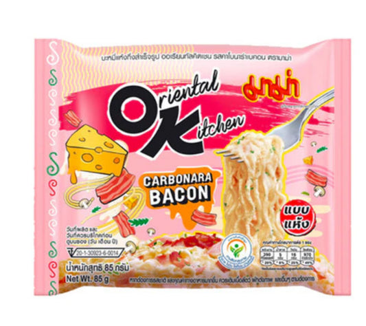 Mama OK instant noodles carbonara bacon 85g