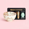 Matcha set, three cats red D13 cm | H7 cm