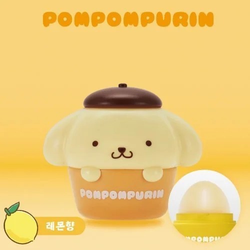 Measty Sanrio lip balm Pom Pom Purin lemon scent 8g / huulirasva sitruunan tuoks