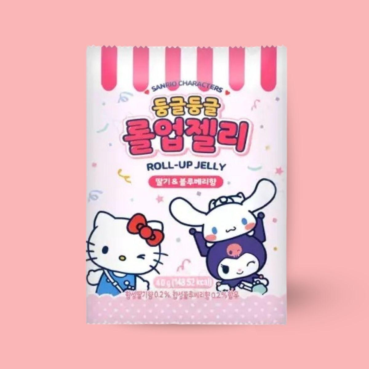 Measty Sanrio round roll-up jelly berry taste 40g