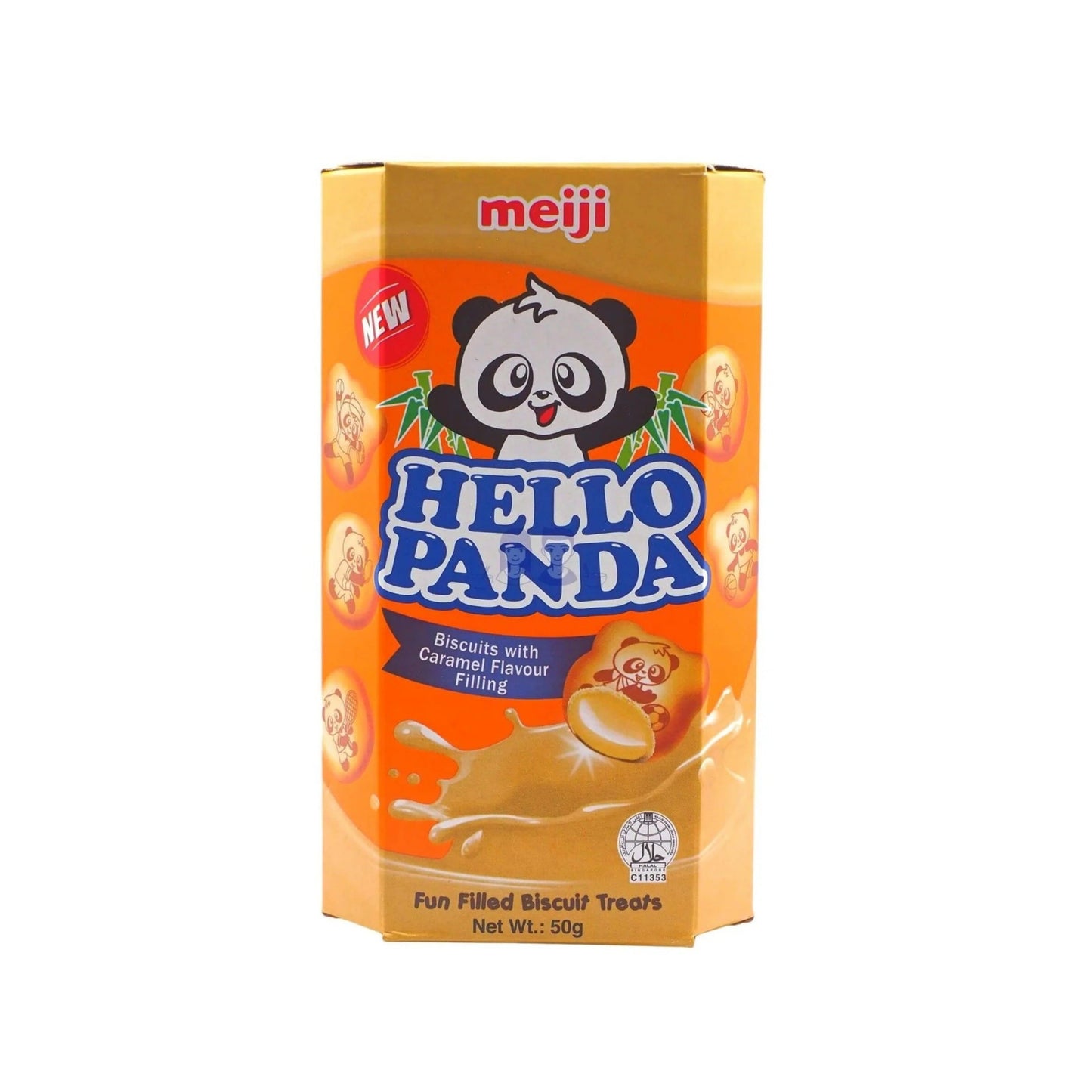 Meiji Hello Panda biscuits caramel filling 50g