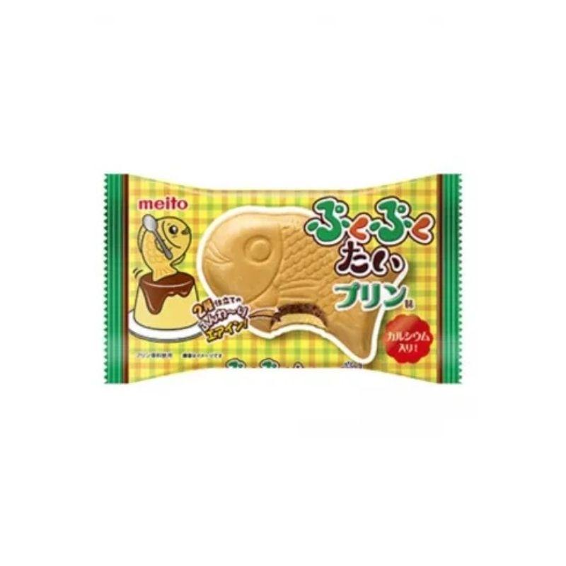 Meito fish shaped air in chocolate pudding flavor 16.5g