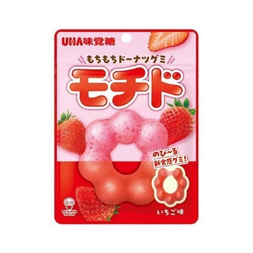 Mikakuto Mochido Strawberry Gummy 40g / mansikkakarkki