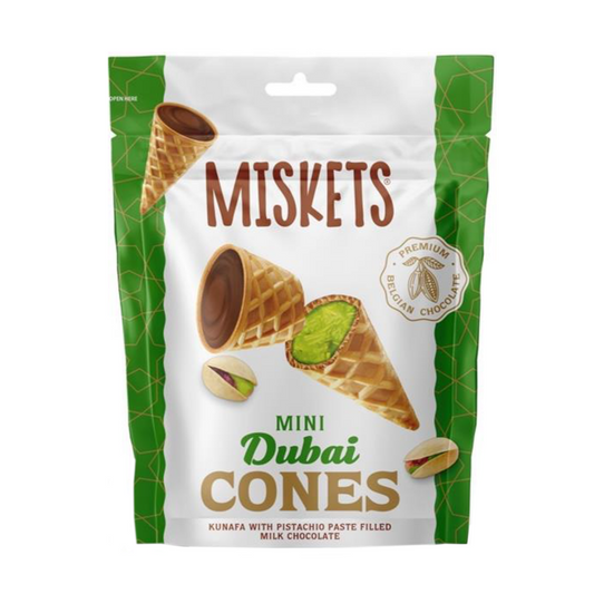 Miskets cornet milk chocolate Dubai style 50g
