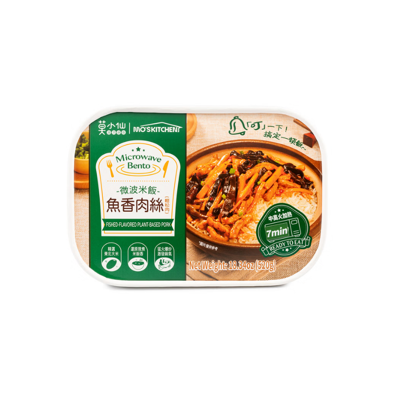Mo's Kitchen microwave bento fished-flavored plant-based pork 520g