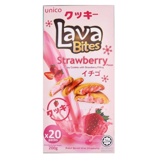 My Lava Bites cookies strawberry 200g / mansikkakeksejä