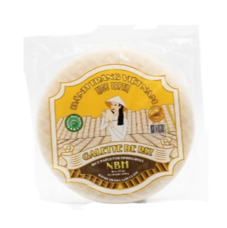 NBH rice paper 22cm (round) 400g / riisi paperi 22cm