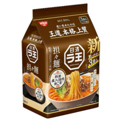 Nissin RAOH Tantan noodle 3 Servings Pack 285g / Tantan-nuudelit