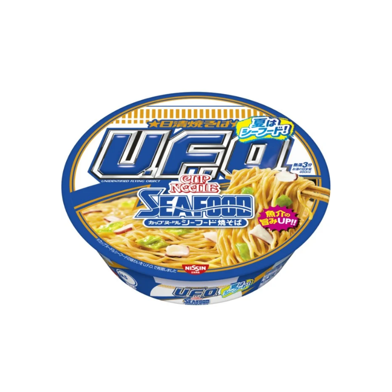 Nissin U.F.O seafood fried noodles 101g / mereneläviä paistettuja nuudeleita