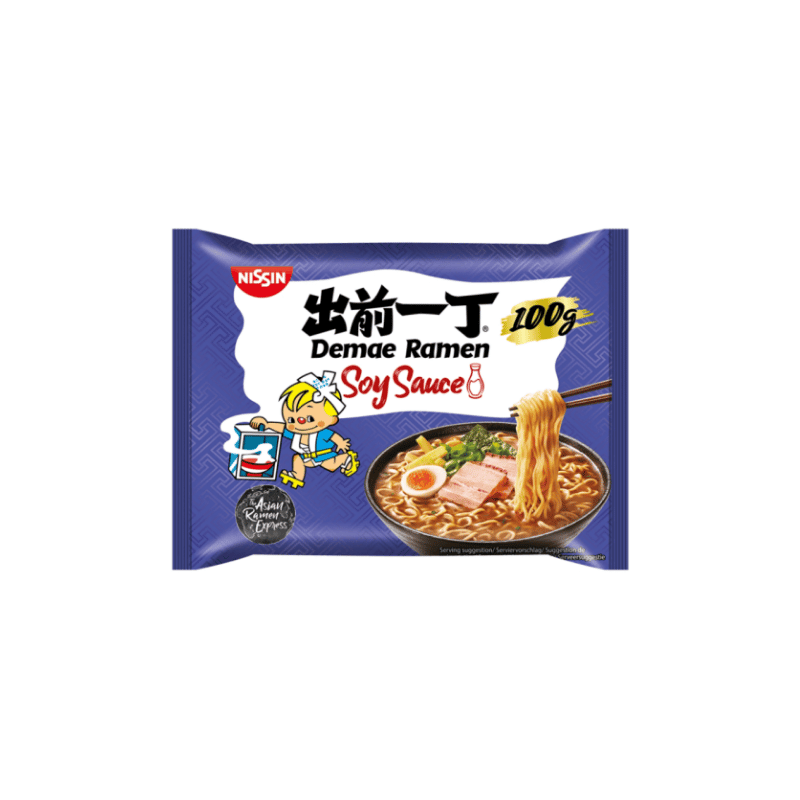 Nissin instant noodle Demae ramen soy sauce 100g