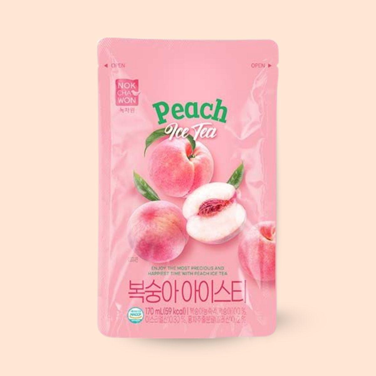 Nokchawon ice tea drink peach ade 170ml