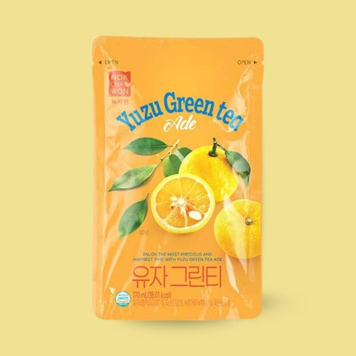 Nokchawon yuzu green tea drink ade 170ml
