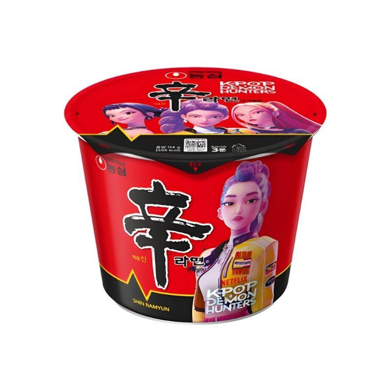 Nongshim K-pop Demon Hunter Shin Big Bowl ramyun instant noodle soup 114g