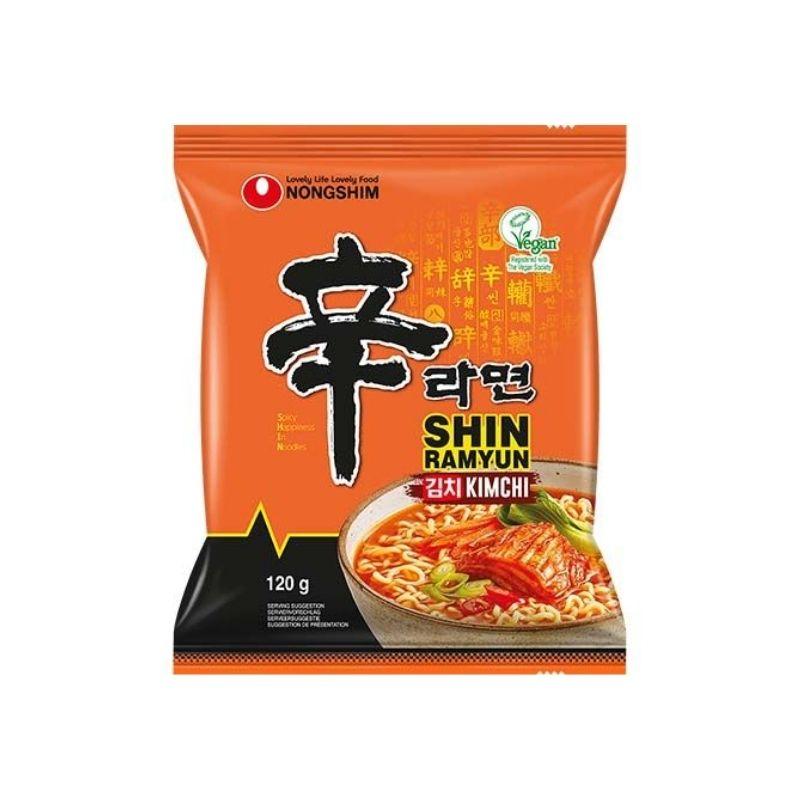 Nongshim Shin Kimchi ramyun instant noodle soup 120g