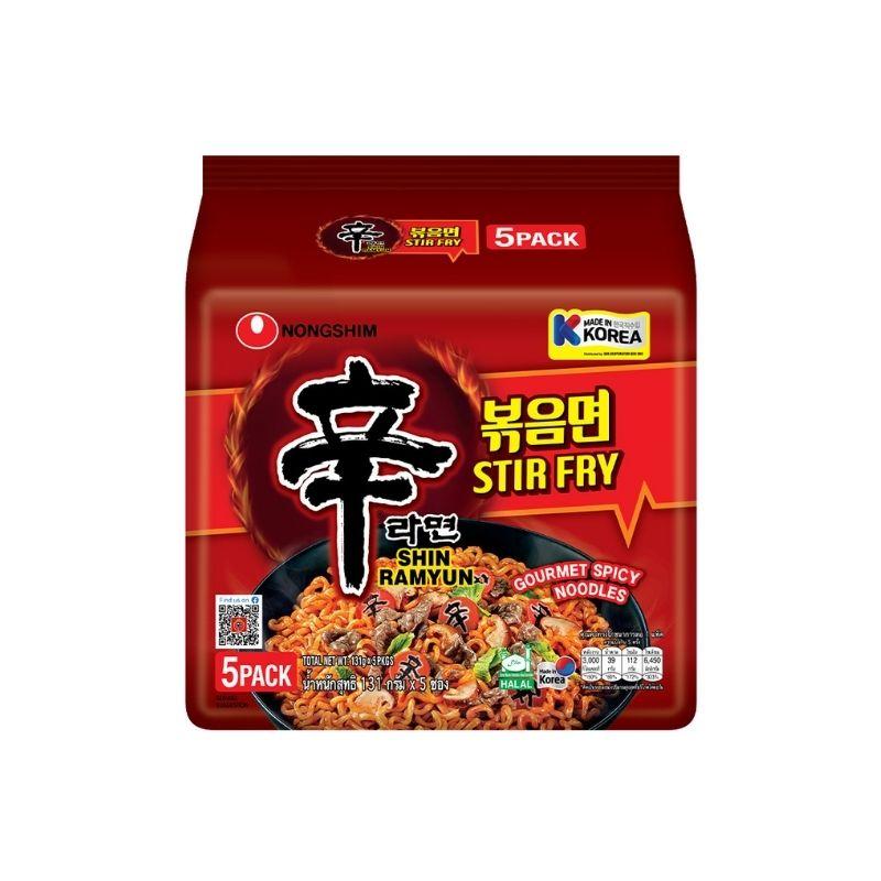 Nongshim Shin ramyun instant dry noodle stir-fry 131g