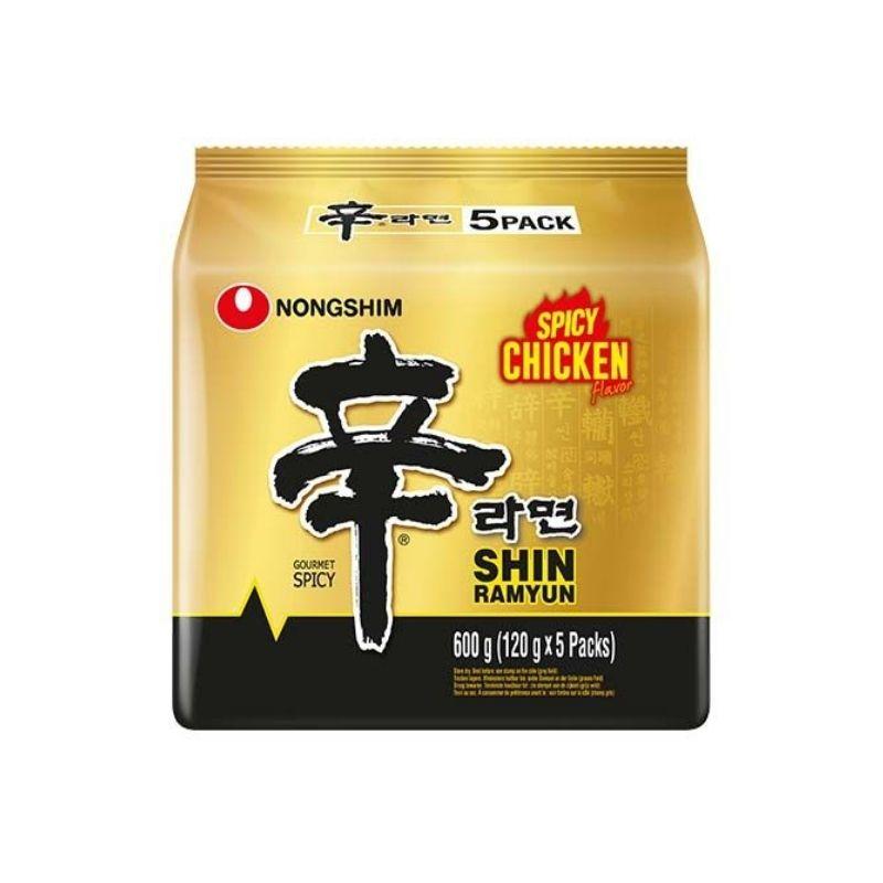 Nongshim Shin ramyun instant noodle soup spicy chicken 120g