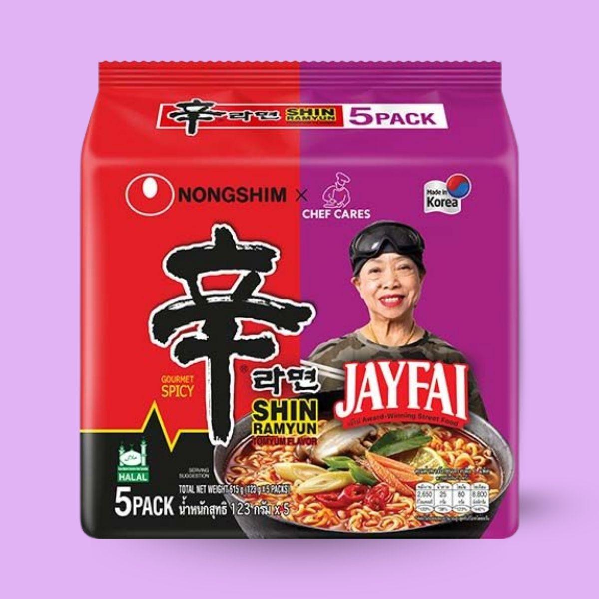Nongshim Shin ramyun tom yum flavor