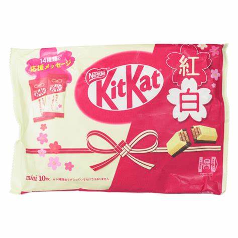 Kitkat mini red and white 10pcs 116g / punainen & valkoinen