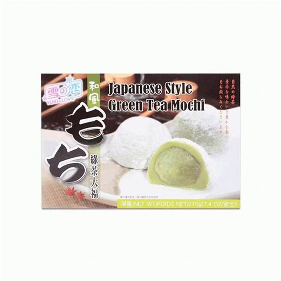 Yuki Love Japanese style green tea mochi 210g / vihreä tee mochi