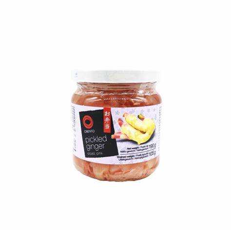 Obento sliced sushi ginger pink 190g / sushi-inkivääri pinkki