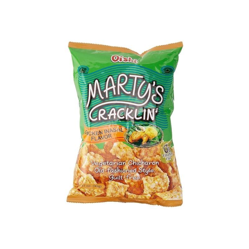 Oishi Martys crackling chicken inasal chicharon 90g