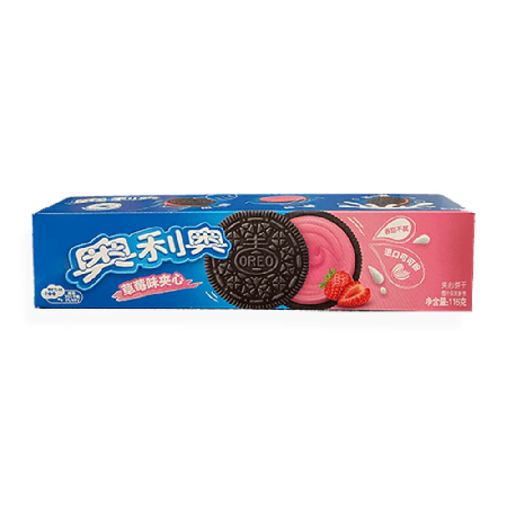 Oreo sandwich cookies strawberry 97g