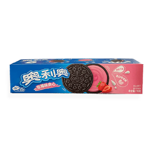 Oreo sandwich cookies strawberry 97g