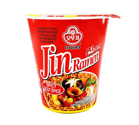 Ottogi Jin Ramen cup noodle spicy 65g