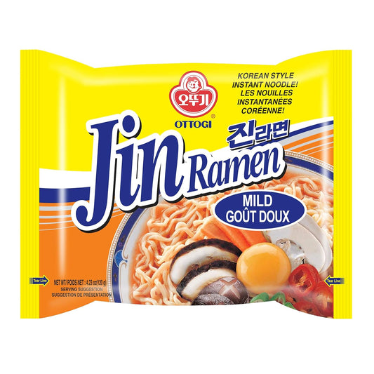 Ottogi instant noodle Jin Ramen mild 120g / Jin ramen mieto