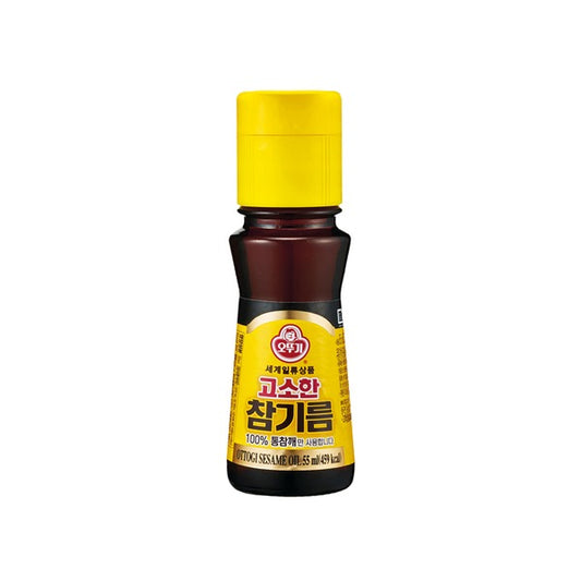 Ottogi pure sesame oil 55ml / puhdasta seesamiöljyä