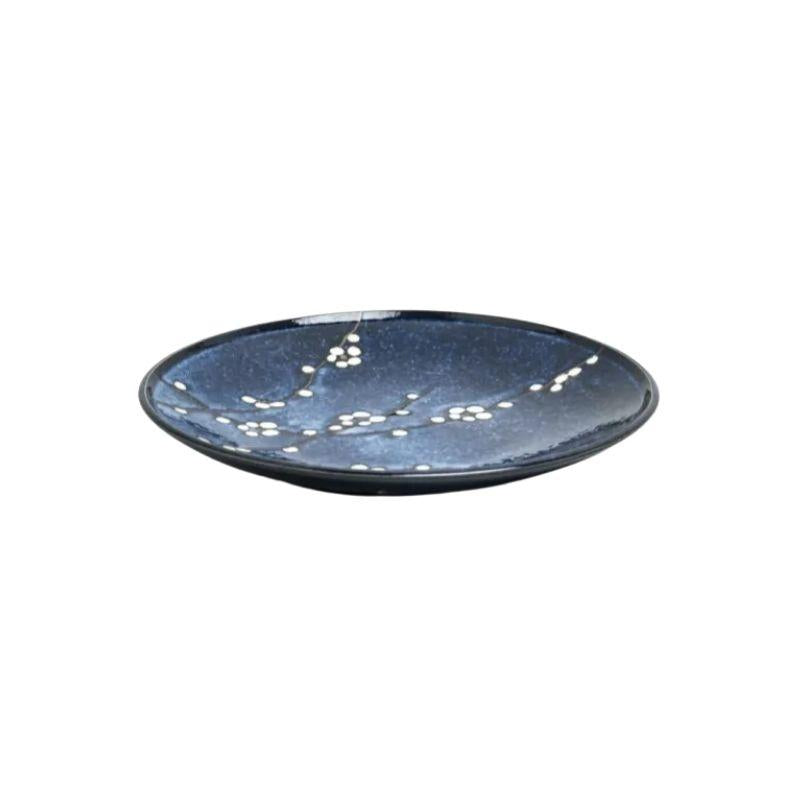 Plate, Hana blue D25.5 cm | H3.8 cm