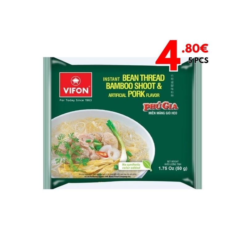 Vifon instant bean thread bamboo pork flavor 50g