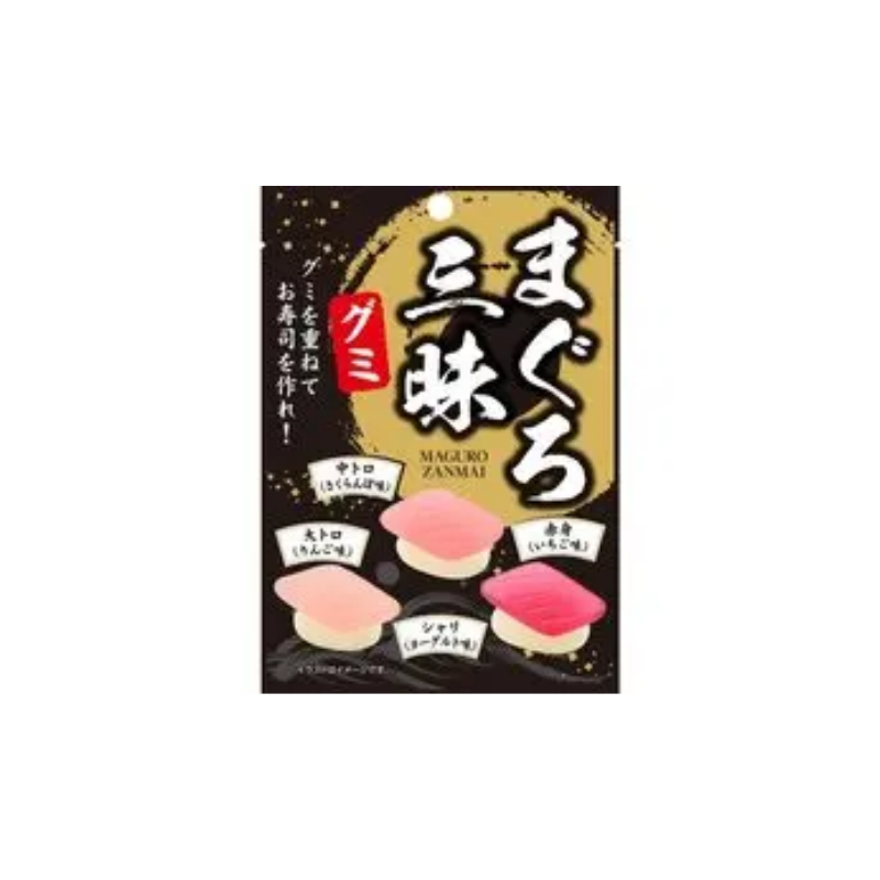 Creet sushi shape gummy (cherry/apple/strawberry) 60g