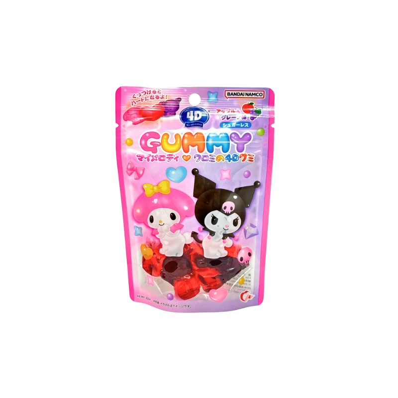 Heart 4D gummy My Kuromi Melody 60g / pehmeät karkit