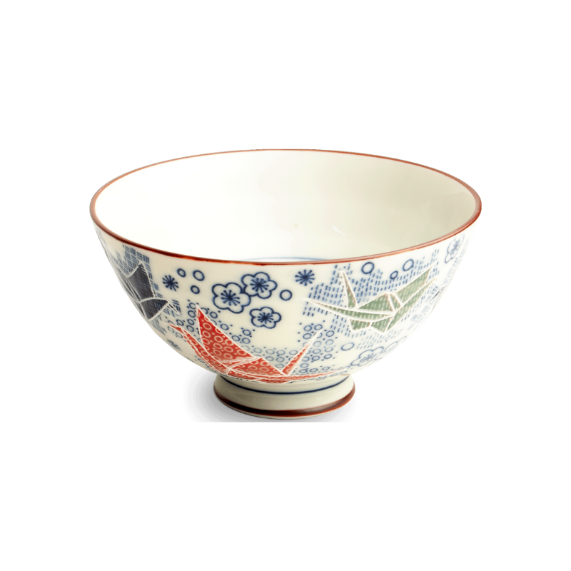 Bowl, origami crane D14 cm | H6.5cm