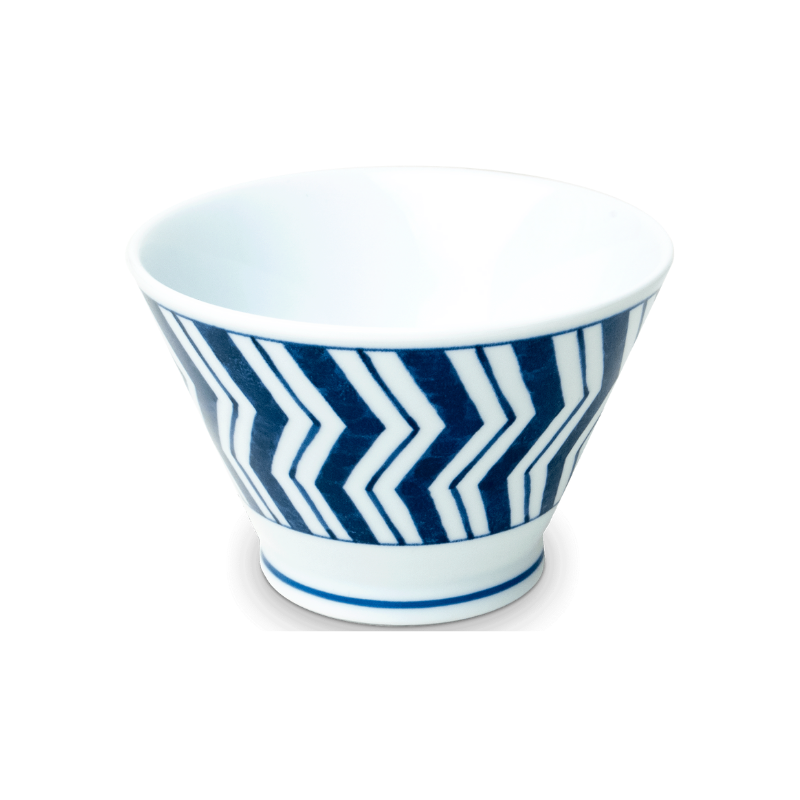 Bowl, hasami Z shape D12cm | H8cm
