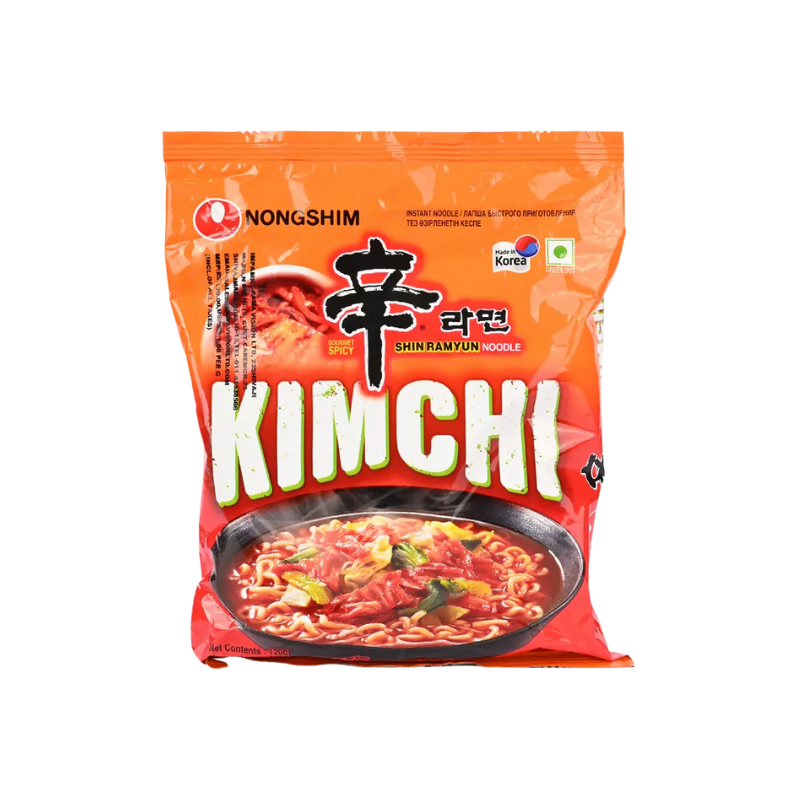 Nongshim Shin Kimchi ramyun pikanuudelikeitto 120g