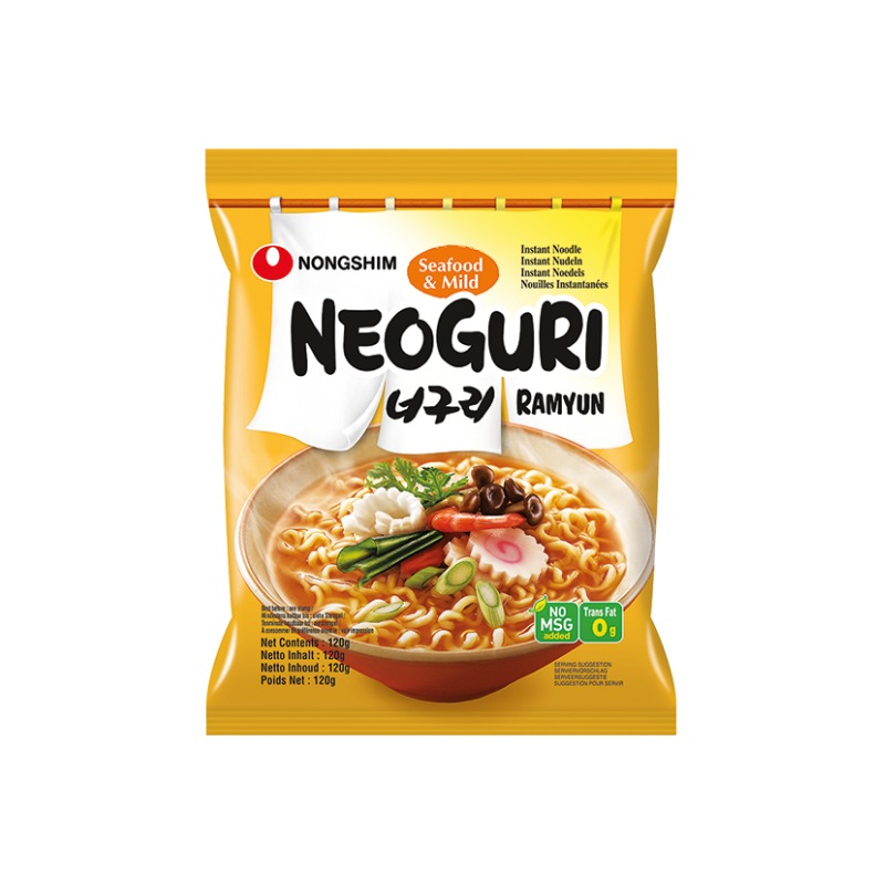 Nongshim Neoguri Ramyun mereneläviä mieto pikanuudelikeitto 120g